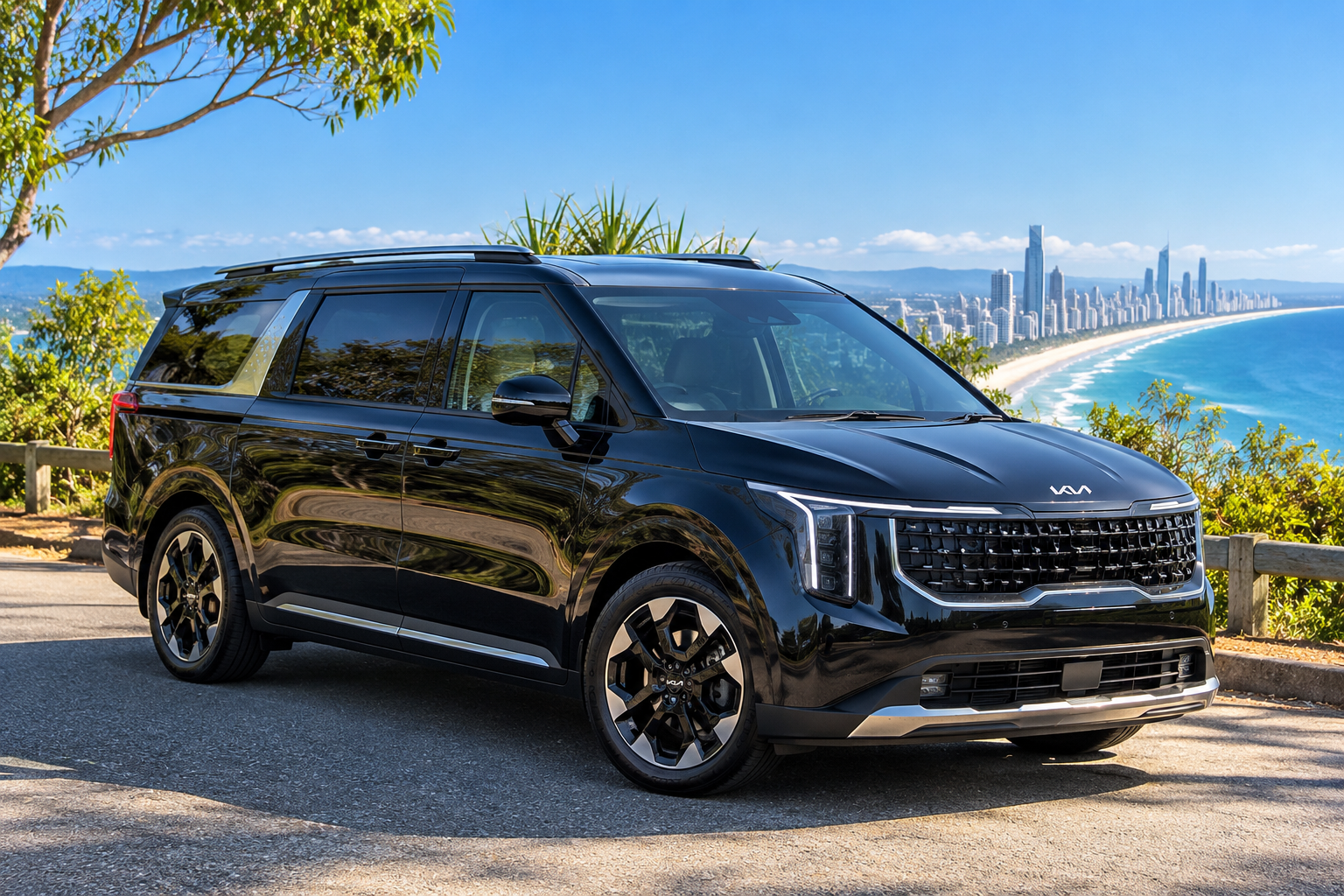 Чёрный Kia Carnival GT-Line